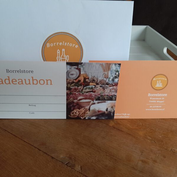 Cadeaubon fysieke versie