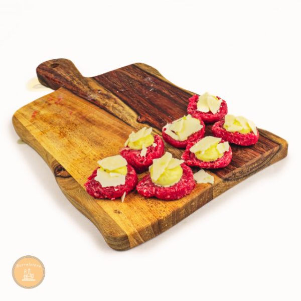 Ossenworst, Truffelmayonaise en Parmezaan