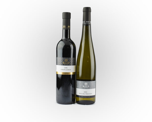 Reef Riesling (wit) Reef Vinum Lignum (rood)