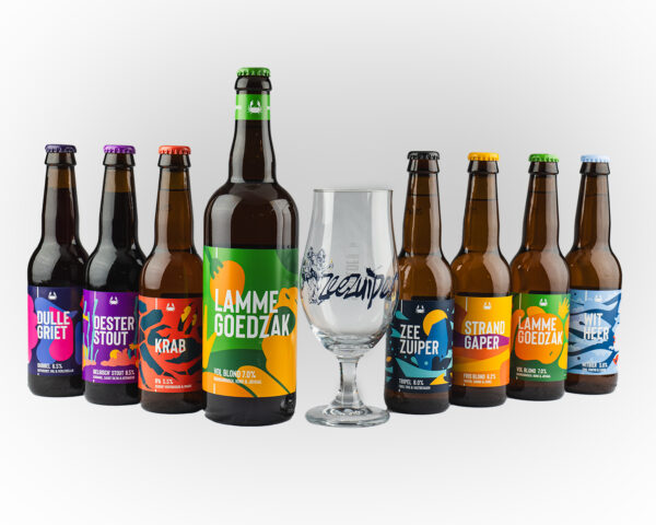 Schelde Brouwerij Wit, Blond, Tripel, Stout, IPA, Blond, Glas