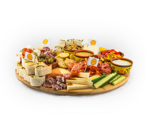 Mediterrane borrelplank 12 tot 14 personen