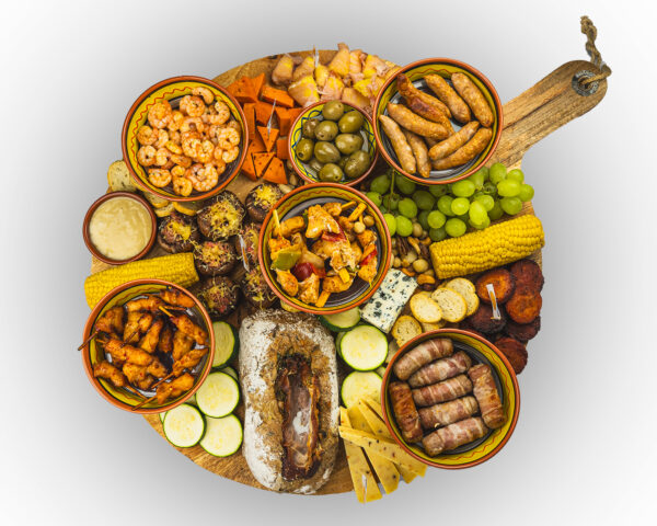 BBQ borrelplank 15 personen - Afbeelding 2