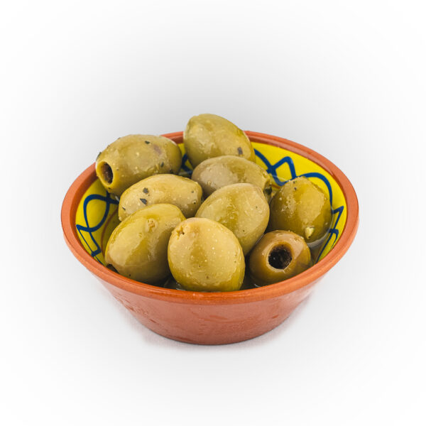 Knoflook Basilicum olijven